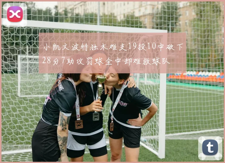 小凯文波特独木难支19投10中砍下28分7助攻罚球全中却难救球队