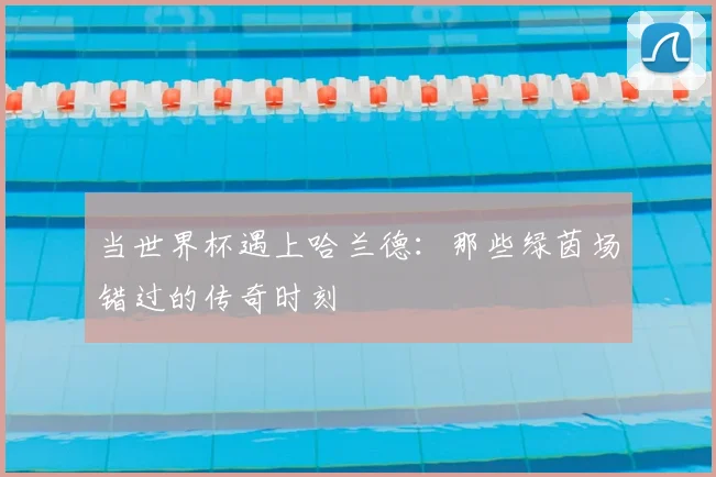 当世界杯遇上哈兰德：那些绿茵场错过的传奇时刻